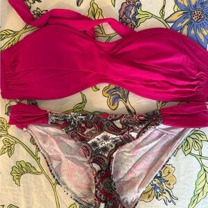 Pink Paisley Bikini Set